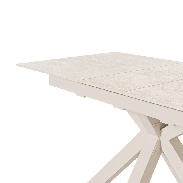 Mesa Lori 160 cm Extensible Travertino/Beige de Somcasa Vlc - imagen 8