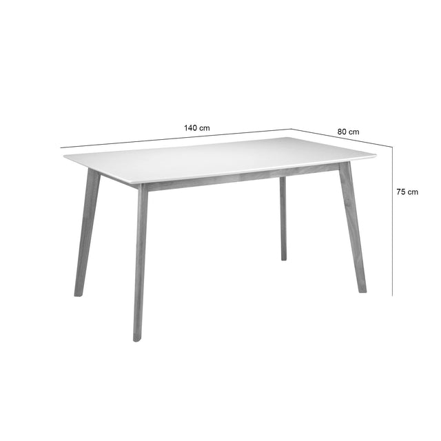 Mesa de Comedor Marie Fija Roble | detalle de acabado | Somcasa Vlc | 00MS201507 | imagen 5