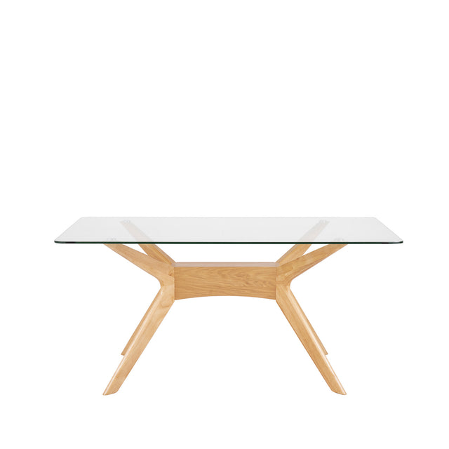 Mesa de Comedor Della Roble y Vidrio | detalle de diseño | Somcasa Vlc | 00MS208944 | imagen 3