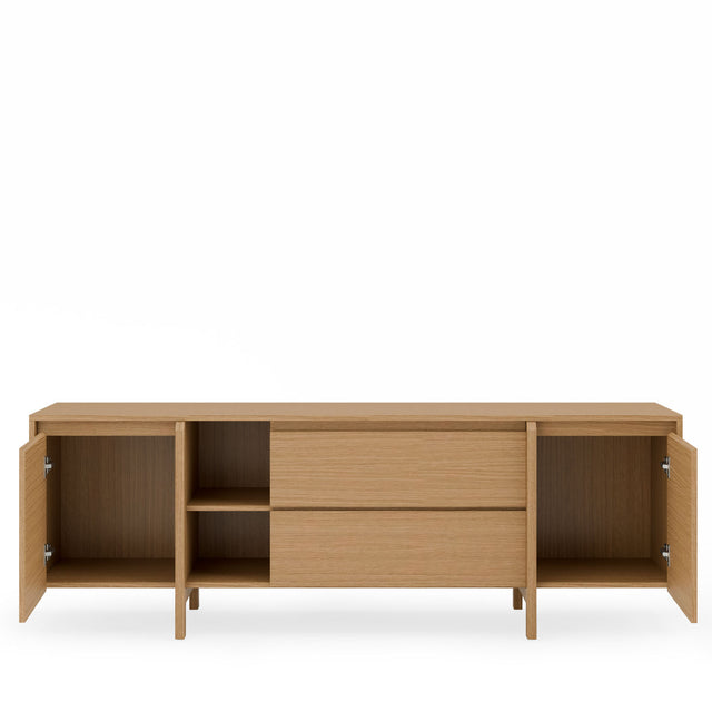 Mueble TV Pacific Roble | vista lateral | Somcasa Vlc | 00MB522207 | imagen 4