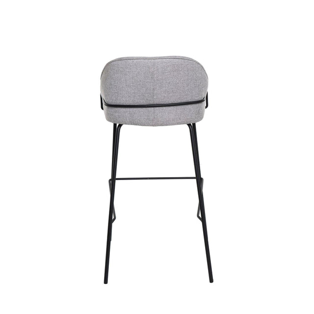 Taburete Bajo Louis Gris claro | vista lateral | Somcasa Vlc | 00SL114721 | imagen 4
