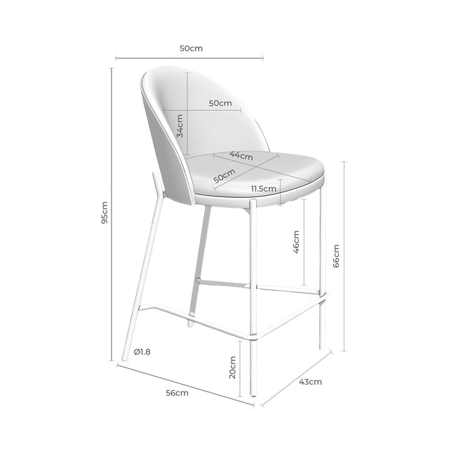 Taburete Bajo Aidan Gris | imagen de ambiente | Somcasa Vlc | 00SL119421 | imagen 6