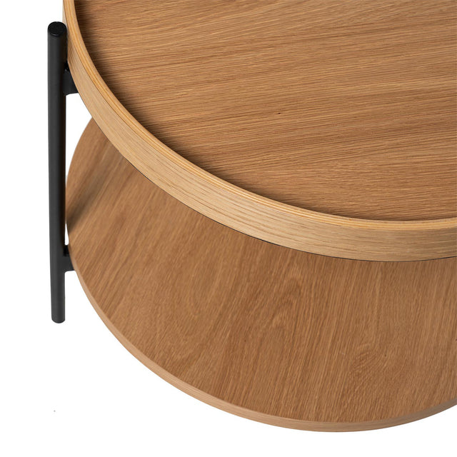 Mesa de centro Adrian Roble 50 × 50 cm de Somcasa Vlc - imagen 6