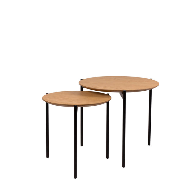 Mesa de centro Norton Roble/Negro 49.5 × 49.5 cm de Somcasa Vlc - imagen 7