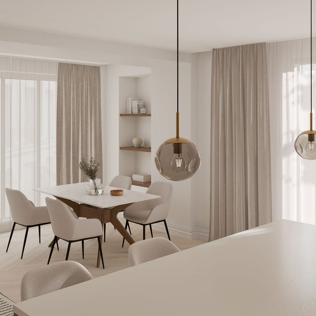 Mesa Eloise 140 cm Fija Creta/Nogal de Somcasa Vlc - imagen 4