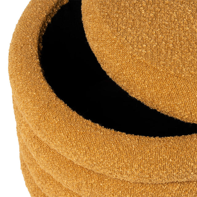 Puff Harry Amarillo | detalle de acabado | Somcasa Vlc | 00PF202427 | imagen 5