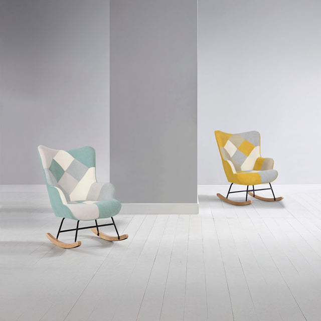 Mecedora Denver Patchwork Menta de Somcasa Vlc - imagen 6