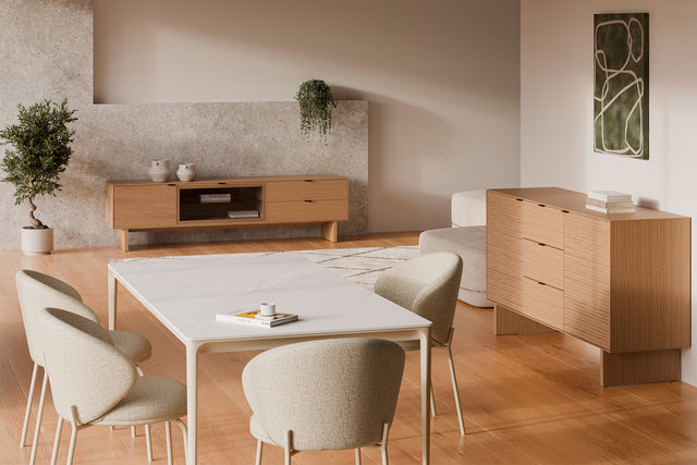 Aparador Ptas Mad Roble | detalle de materiales | Somcasa Vlc | 00MB381207 | imagen 7