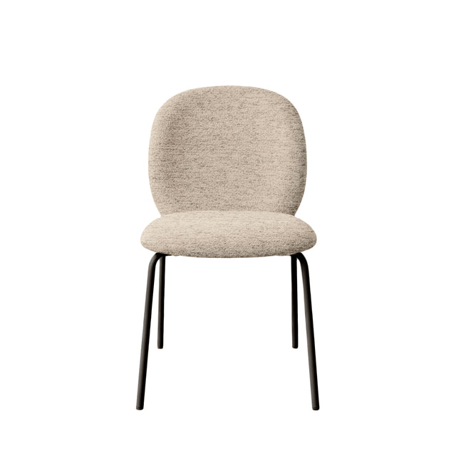 Silla Riona Taupe con Patas negras | detalle de diseño | Somcasa Vlc | 00SL128030 | imagen 3