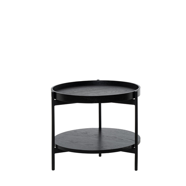 Mesa de centro Adrian Negro 50 × 50 cm de Somcasa Vlc