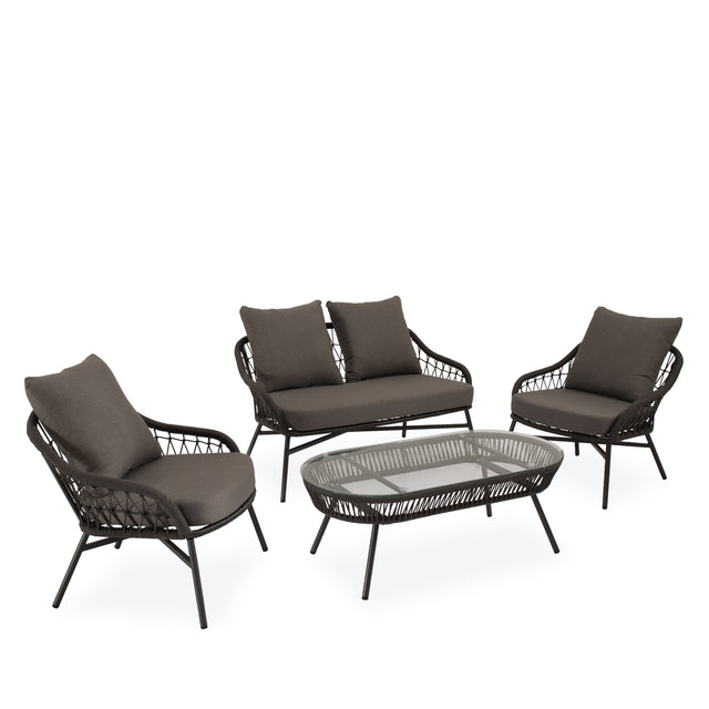 Set Salonica Sofá, Sillones y Mesa de centro Gris de Somcasa Vlc - imagen 8