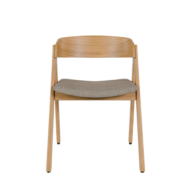 Silla Rina Gris claro con Patas de madera | detalle de diseño | Somcasa Vlc | 00SL102521 | imagen 3