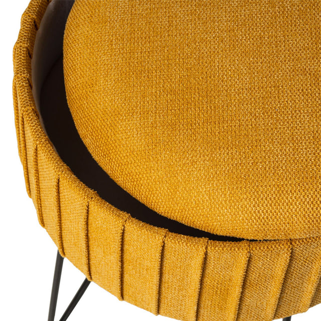 Puff Ethan Amarillo | detalle de diseño | Somcasa Vlc | 00PF202827 | imagen 3