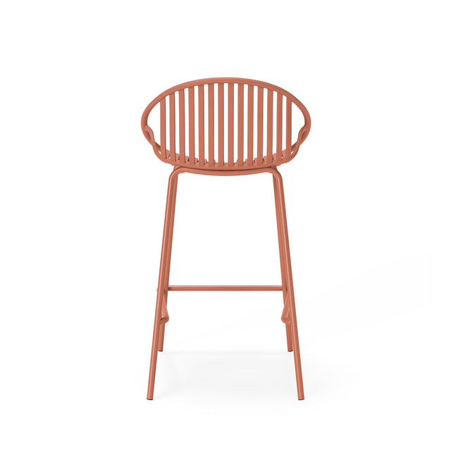Taburete Bajo Tristan Terracota Terracota | vista lateral | Somcasa Vlc | 00SL124634 | imagen 4