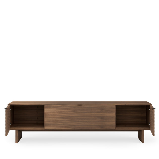 Mueble TV Ptas Mad Nogal | detalle de acabado | Somcasa Vlc | 00MB382633 | imagen 5