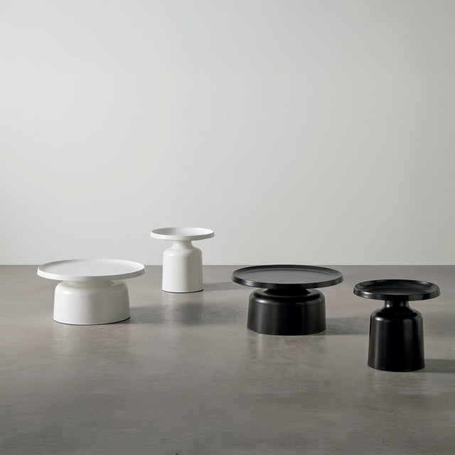 Mesa de centro Jim Blanco 75 × 75 cm de Somcasa Vlc - imagen 4