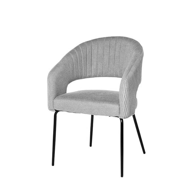 Silla Eleonor Gris claro | detalle de materiales | Somcasa Vlc | 00SL112721 | imagen 7