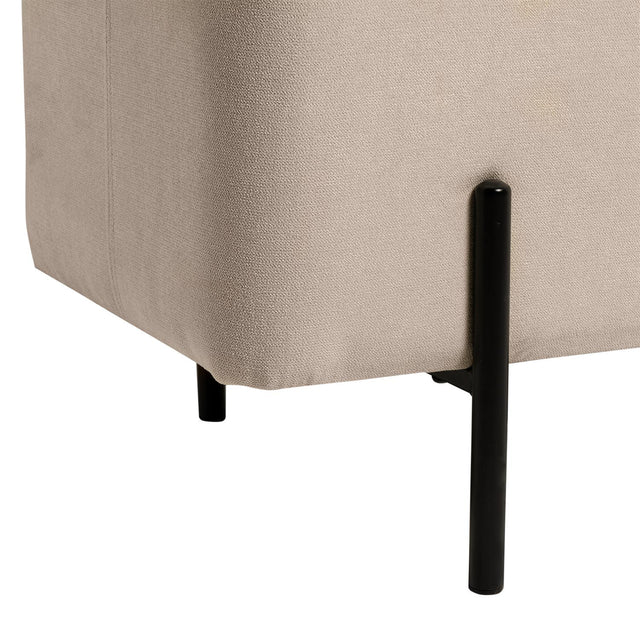 Puff Banqueta Viena Beige | detalle de acabado | Somcasa Vlc | 00SF303725 | imagen 5