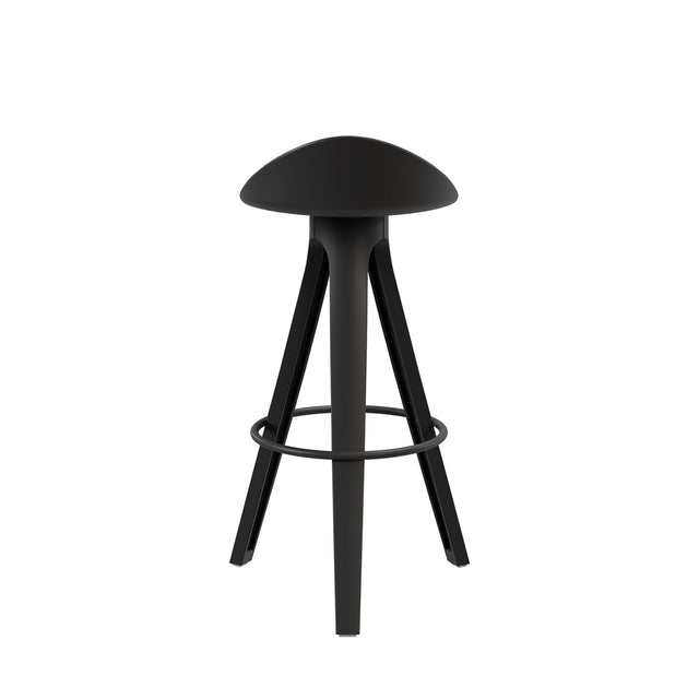 Taburete Bajo Duke Negro | vista lateral | Somcasa Vlc | 00SL119901 | imagen 4