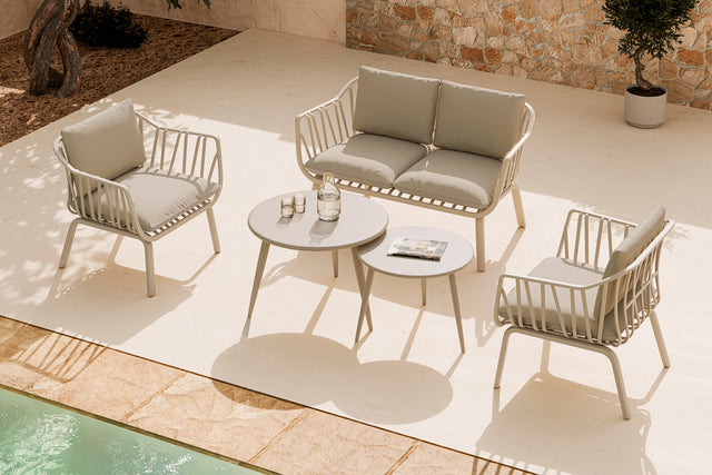 Set Mikonos Sofá, Sillones y Mesa de centro Beige de Somcasa Vlc - imagen 3