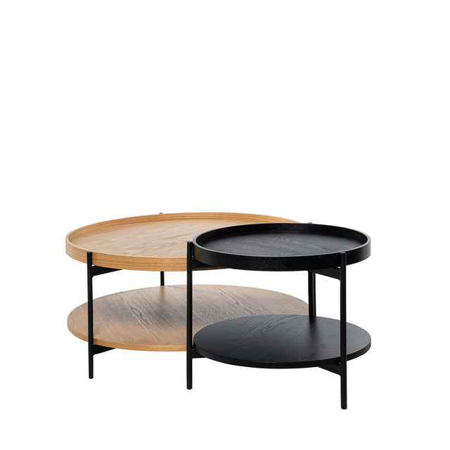 Mesa de centro Adrian Negro 50 × 50 cm de Somcasa Vlc - imagen 4