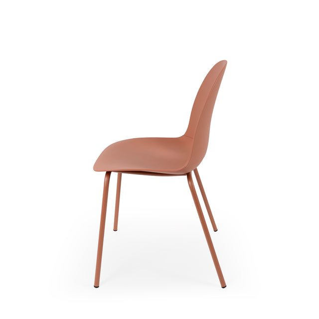 Silla Arwen Terracota Terracota | vista lateral | Somcasa Vlc | 00SL126934 | imagen 4