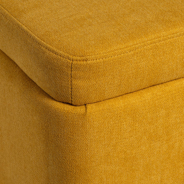 Puff Banqueta Viena Amarillo | vista lateral | Somcasa Vlc | 00SF303727 | imagen 4