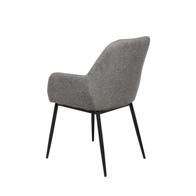 Silla Isabella Negra Gris con Patas negras | vista principal | Somcasa Vlc | 00SL113122
