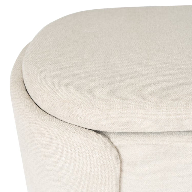 Puff Banqueta Bernice Beige | detalle de acabado | Somcasa Vlc | 00SF305725 | imagen 5