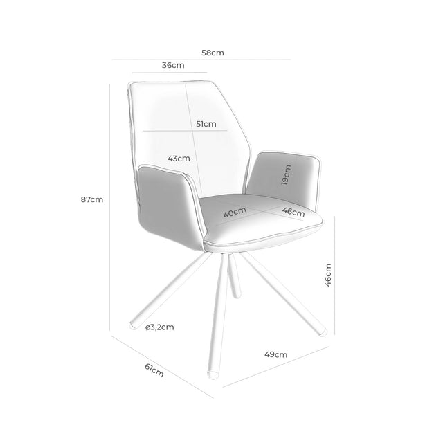 Silla Carlyn Gris claro | imagen de ambiente | Somcasa Vlc | 00SL108921 | imagen 6