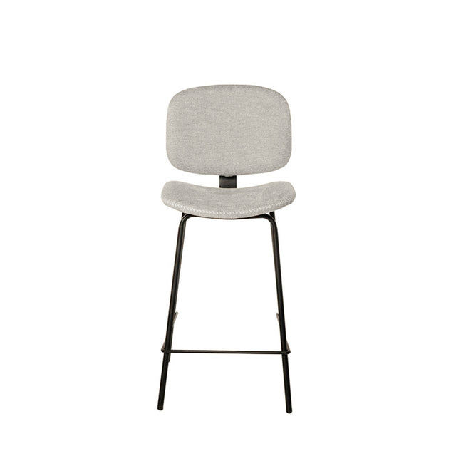 Taburete Bajo Logan Gris claro | vista lateral | Somcasa Vlc | 00SL118321 | imagen 4