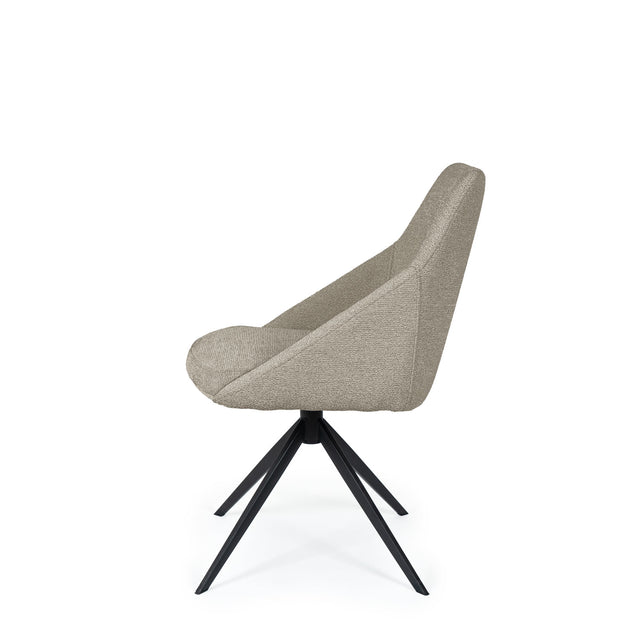 Silla Akira Taupe con Patas negras | vista secundaria | Somcasa Vlc | 00SL126730 | imagen 2