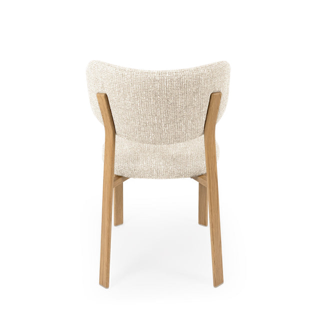 Silla Rumi Beige con Patas de madera | vista lateral | Somcasa Vlc | 00SL125625 | imagen 4