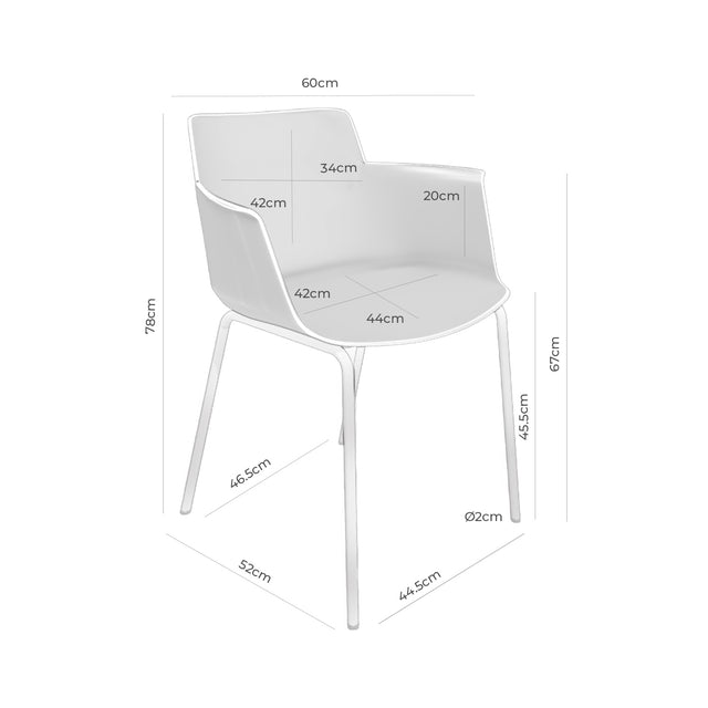 Silla Dolly Blanco | detalle de acabado | Somcasa Vlc | 00SL115702 | imagen 5