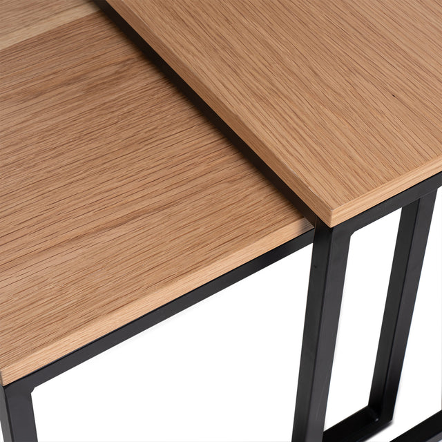 Mesa de centro Piero Roble/Negro 40 × 40 cm de Somcasa Vlc - imagen 5