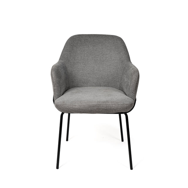 Silla Abigail Negra Gris con Patas negras | detalle de diseño | Somcasa Vlc | 00SL118622 | imagen 3
