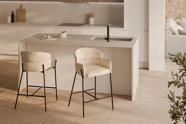 Taburete Bajo Ander Beige | detalle de acabado | Somcasa Vlc | 00SL127225 | imagen 5
