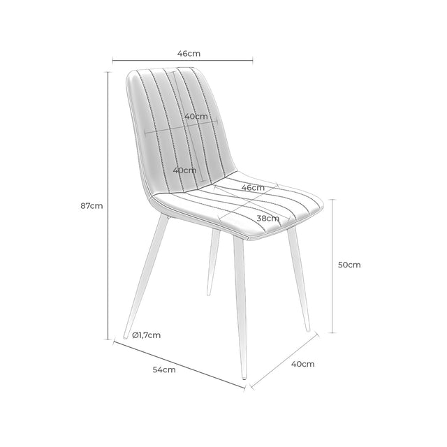Silla Xena Light Gris | imagen de ambiente | Somcasa Vlc | 00SL106921 | imagen 6