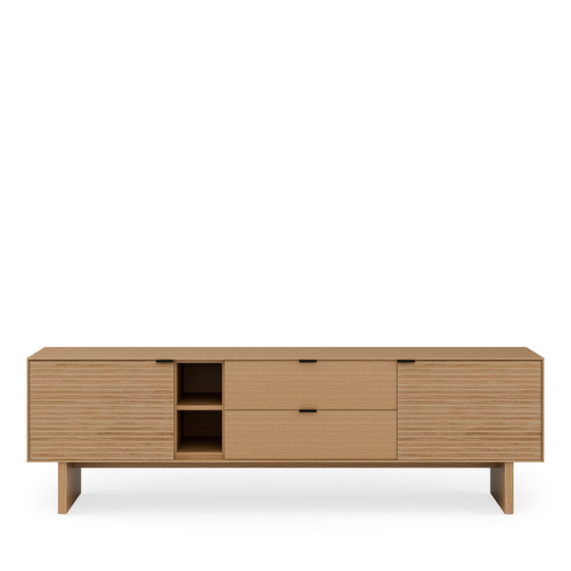 Mueble TV Ptas Tulsa Roble | vista lateral | Somcasa Vlc | 00MB382407 | imagen 4