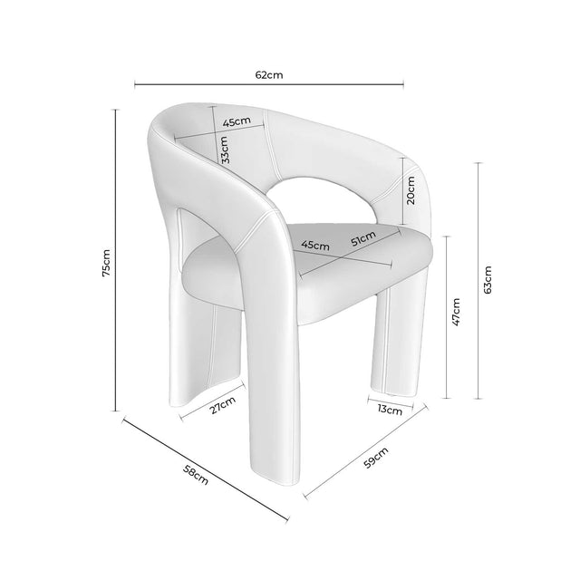 Silla Loretta Beige | composición decorativa | Somcasa Vlc | 00SL124325 | imagen 8