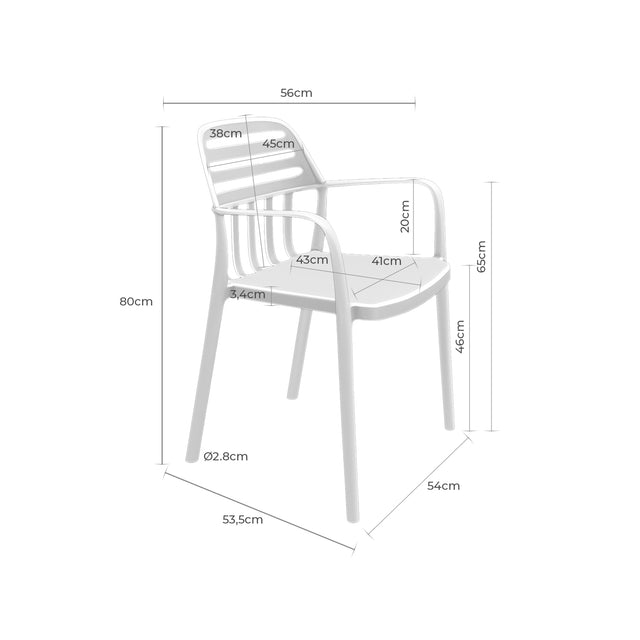 Silla Desiree Negro | vista lateral | Somcasa Vlc | 00SL118401 | imagen 4
