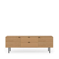 Mueble TV Ptas Tulsa Roble 160 cm | vista secundaria | Somcasa Vlc | 00MB362207 | imagen 2