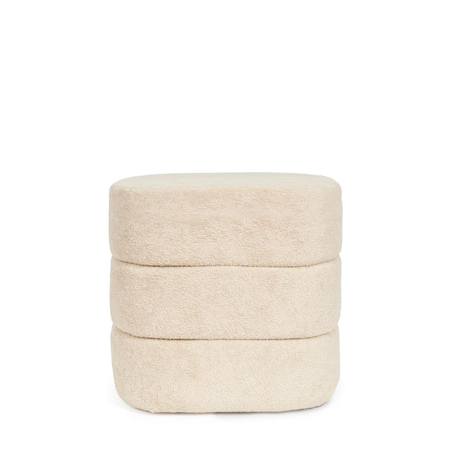 Puff Gaston Beige | detalle de diseño | Somcasa Vlc | 00PF204025 | imagen 3