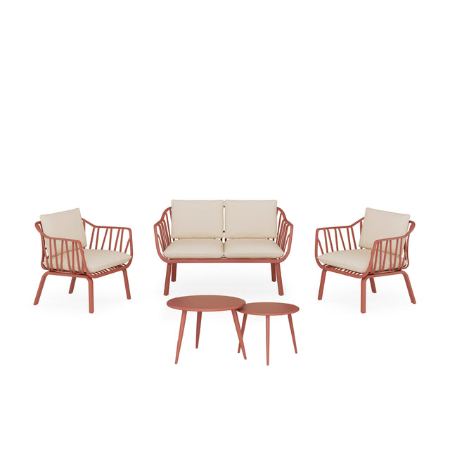 Set Mikonos Sofá, Sillones y Mesa de centro Terracota de Somcasa Vlc - imagen 2