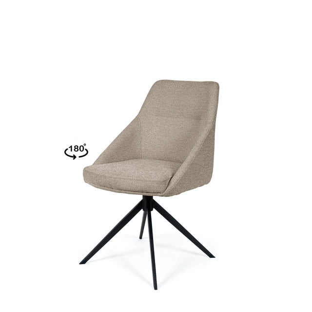 Silla Akira Taupe con Patas negras | detalle de materiales | Somcasa Vlc | 00SL126730 | imagen 7