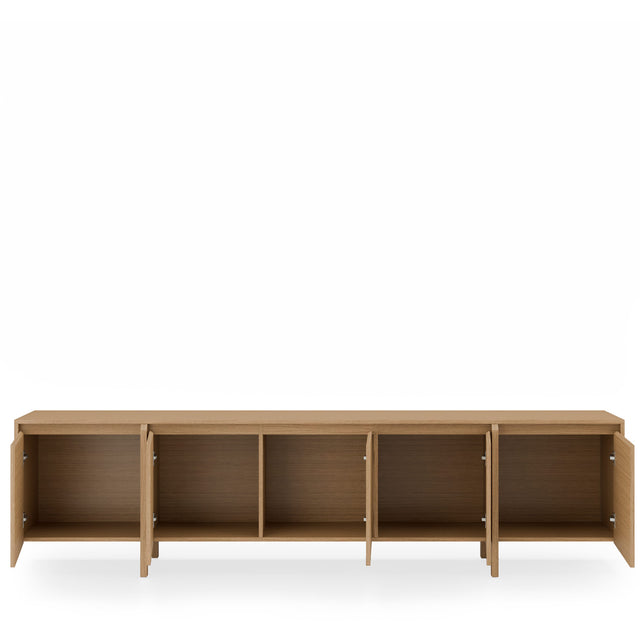 Mueble TV Puertas Pacific Roble | vista lateral | Somcasa Vlc | 00MB522607 | imagen 4
