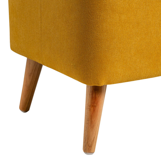 Puff Banqueta Zurich Amarillo | detalle de acabado | Somcasa Vlc | 00SF303827 | imagen 5