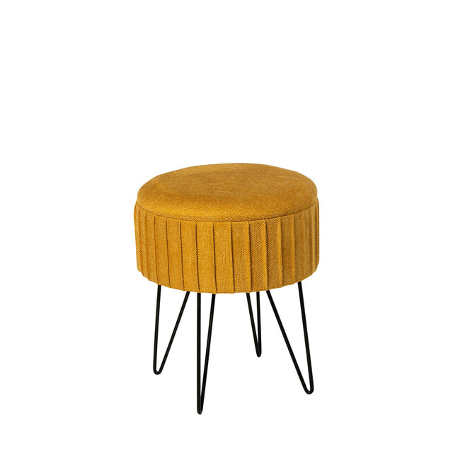 Puff Ethan Amarillo | detalle de acabado | Somcasa Vlc | 00PF202827 | imagen 5