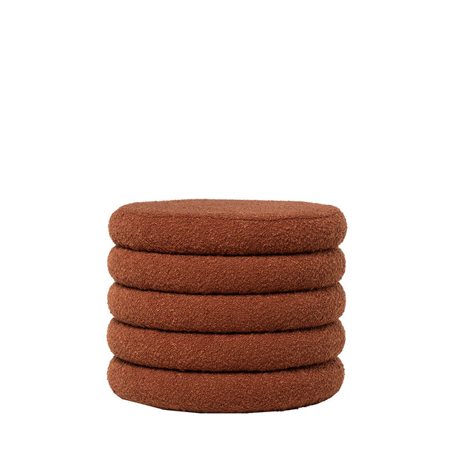 Puff Harry Terracota Terracota | detalle de materiales | Somcasa Vlc | 00PF202434 | imagen 7