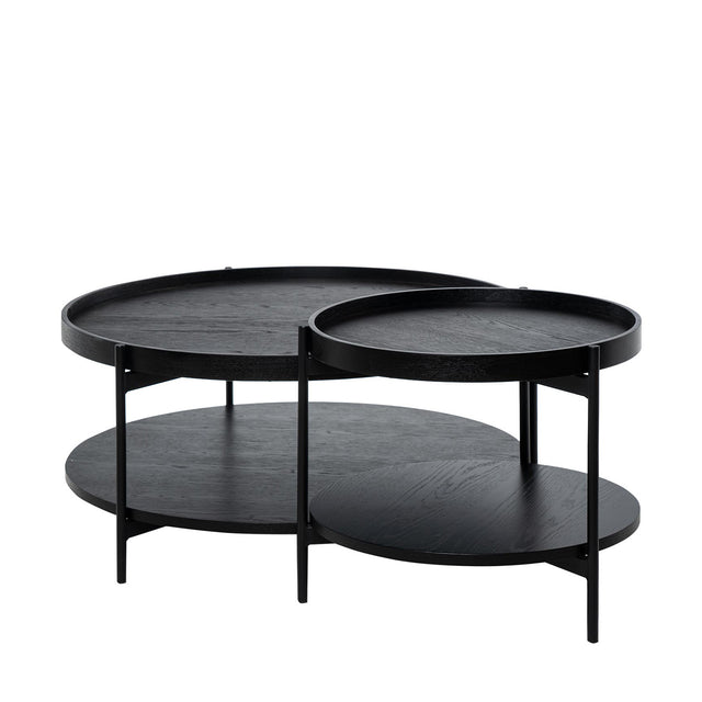 Mesa de centro Dylan Negro 80 × 80 cm de Somcasa Vlc - imagen 3